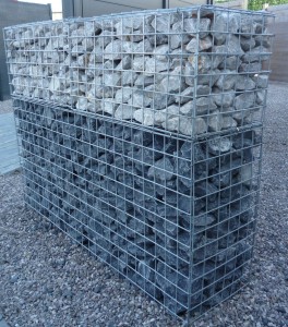 Gabion Como décoratif